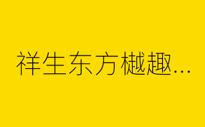 祥生东方樾趣味跑-营销策划方案行业大数据搜索引擎