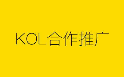 KOL合作推广-营销策划方案行业大数据搜索引擎