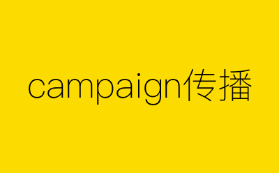 campaign传播-营销策划方案行业大数据搜索引擎