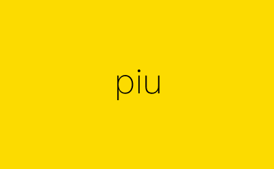 piu-营销策划方案行业大数据搜索引擎